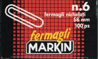 FERMAGLI N. 6 SCATOLA 100 PZ.